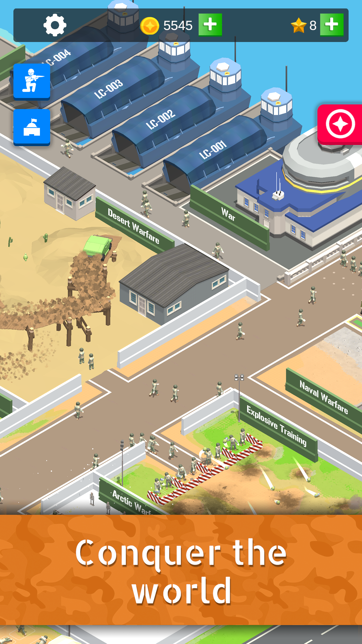 اسکرین شات 4 بازی Idle Army Base: Tycoon Game