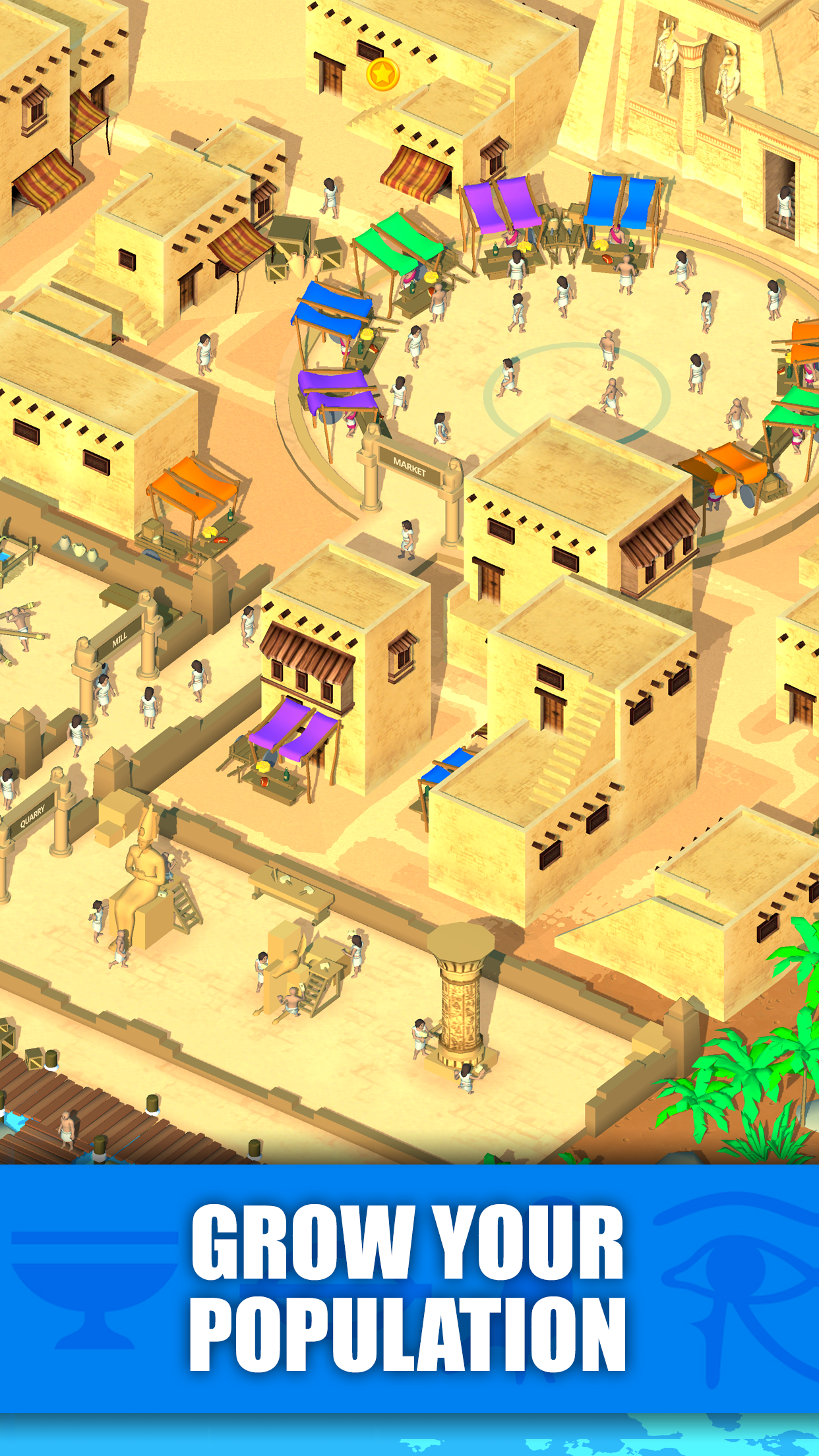 اسکرین شات 2 بازی Idle Egypt Tycoon: Empire Game