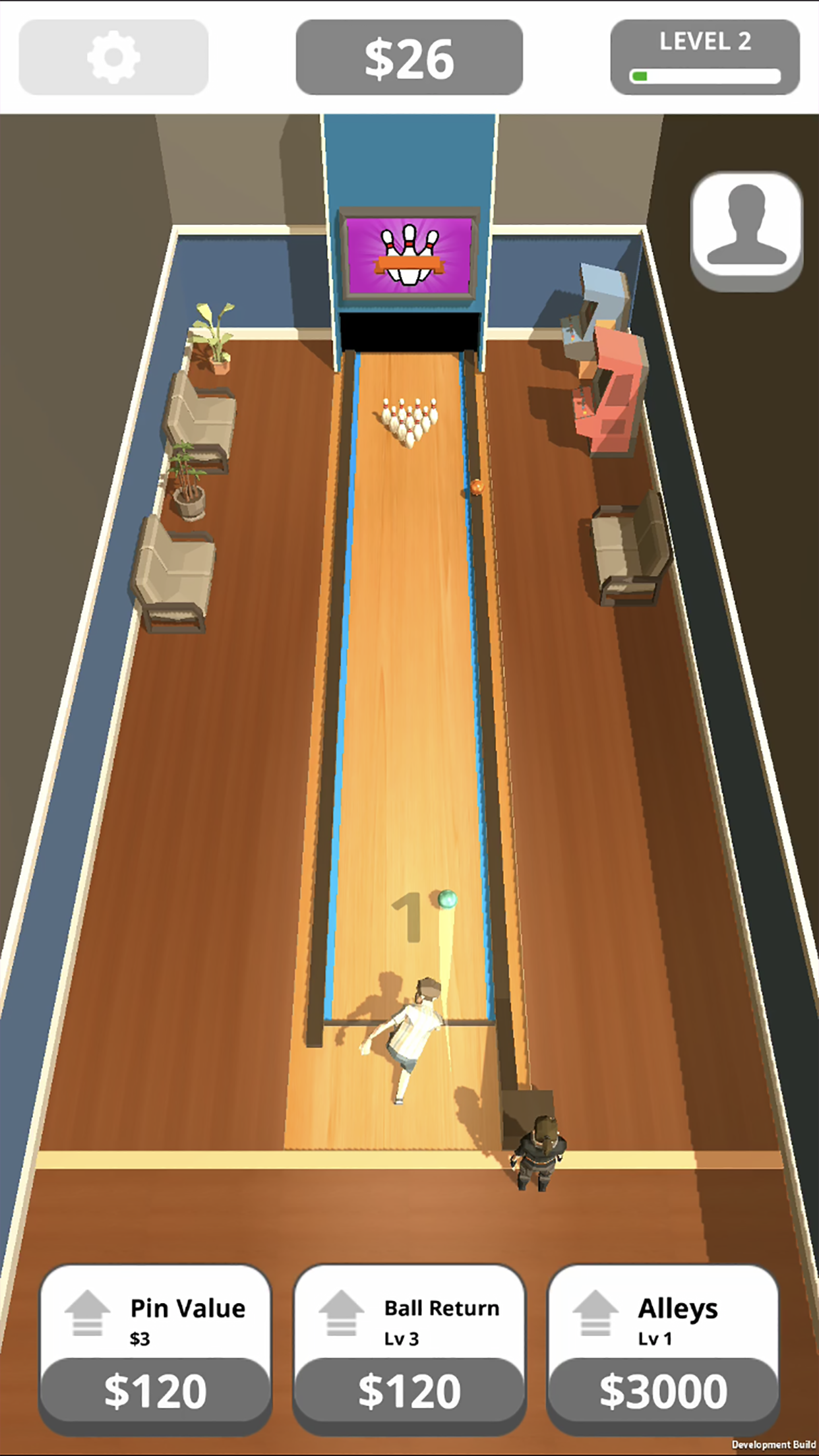اسکرین شات 2 بازی Idle Tap Bowling