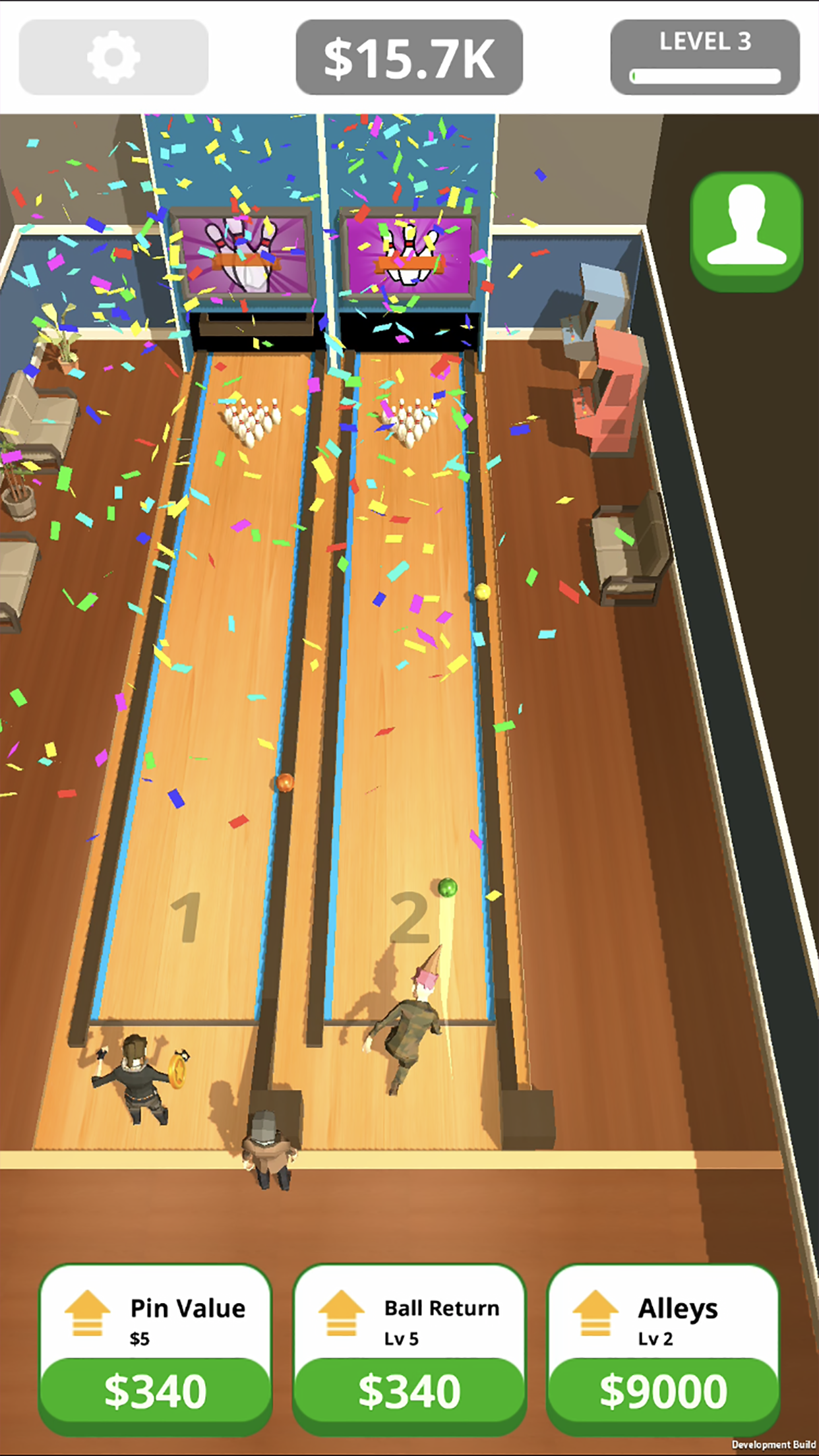 اسکرین شات 4 بازی Idle Tap Bowling