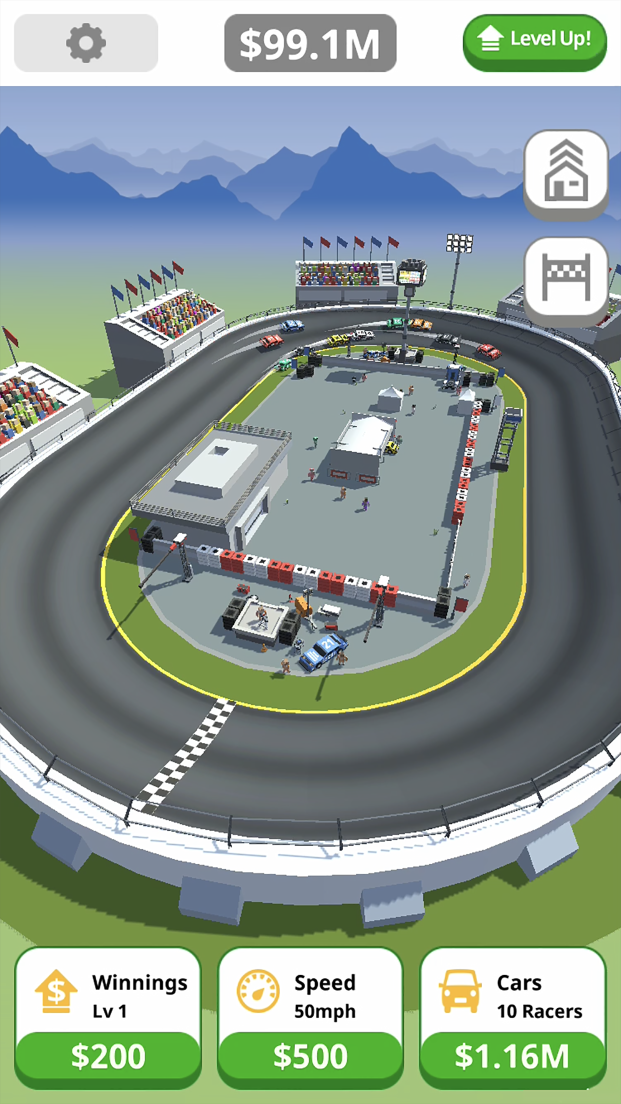 اسکرین شات 6 بازی Idle Tap Racing: Tycoon Game