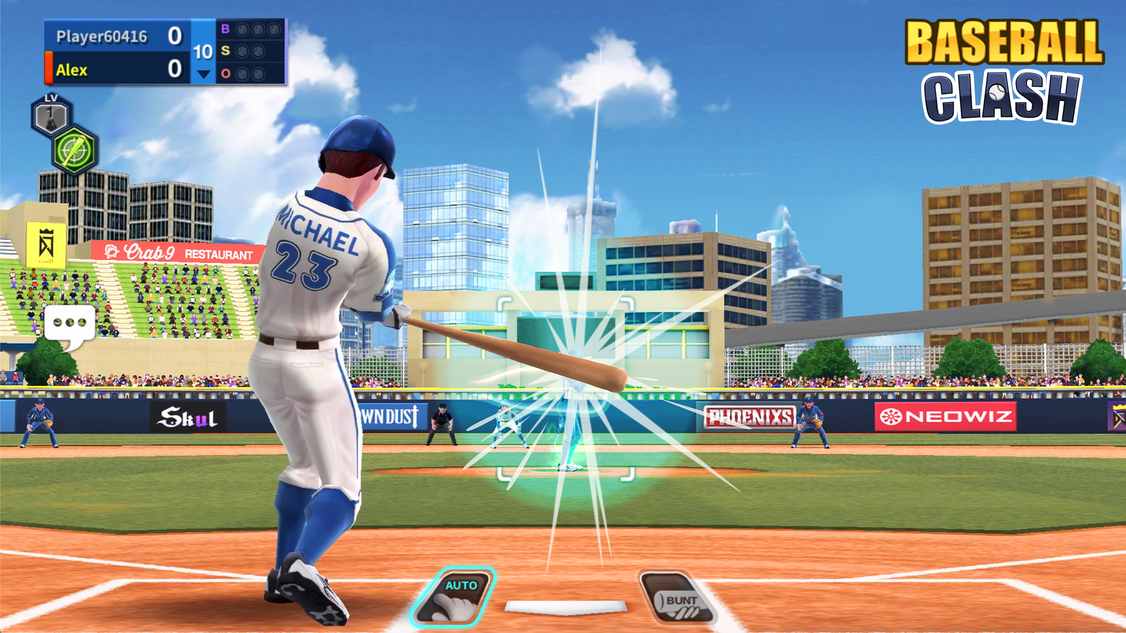 اسکرین شات 1 بازی Baseball Clash: Real-time game