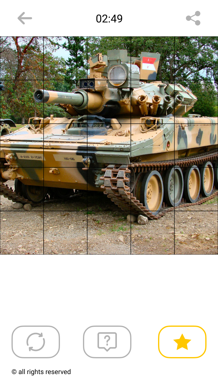 اسکرین شات 7 بازی Jigsaw Combat Vehicle Puzzles