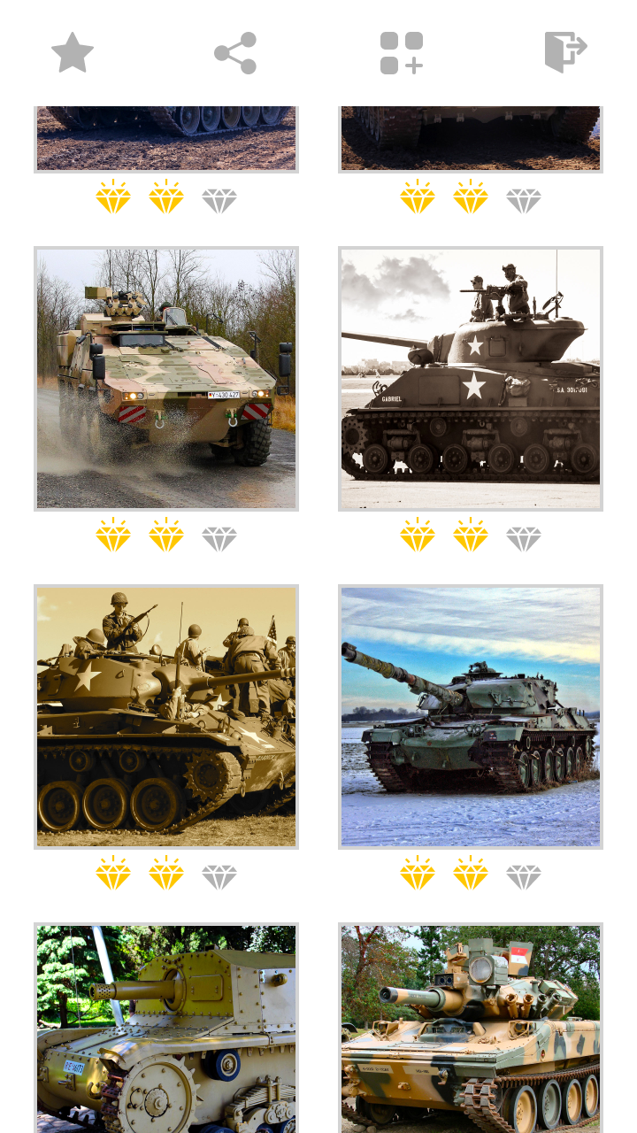 اسکرین شات 3 بازی Jigsaw Combat Vehicle Puzzles