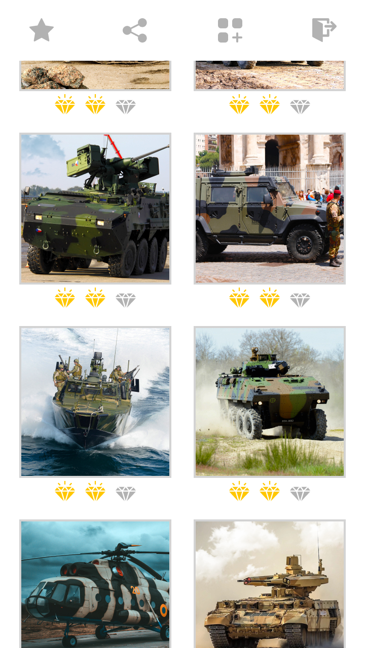 اسکرین شات 2 بازی Jigsaw Combat Vehicle Puzzles