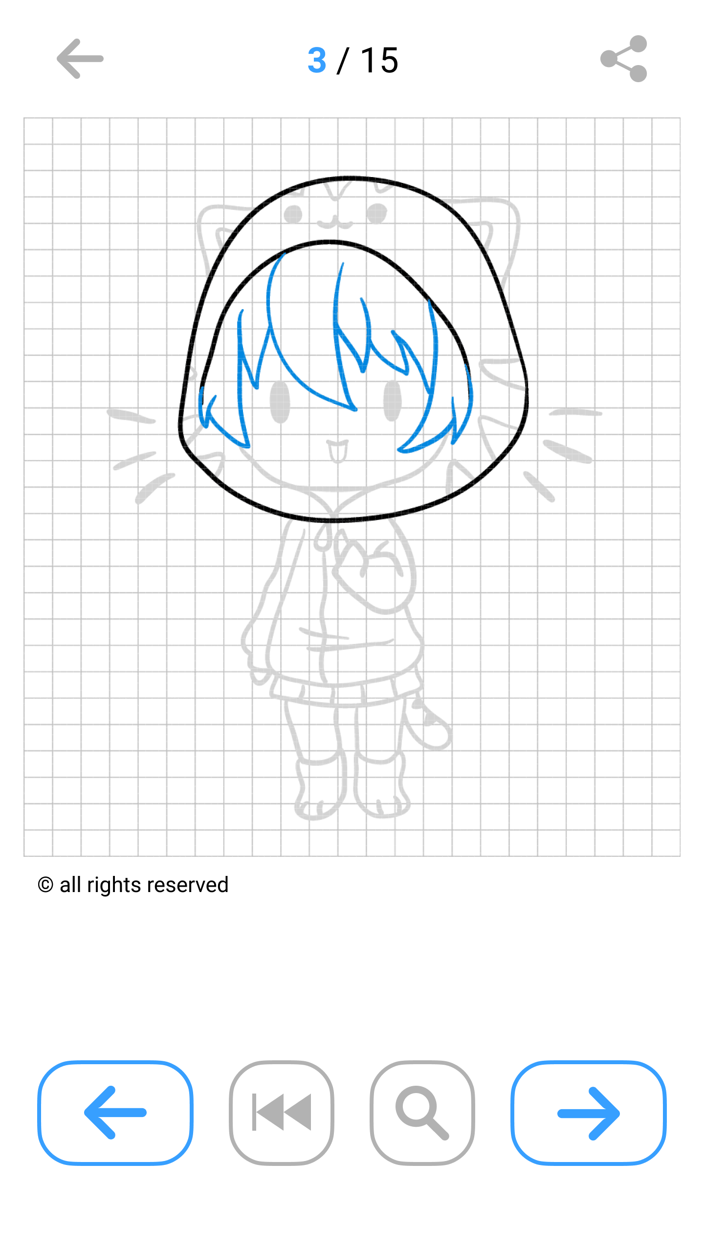 اسکرین شات 6 برنامه Drawing Kawaii Cute Characters
