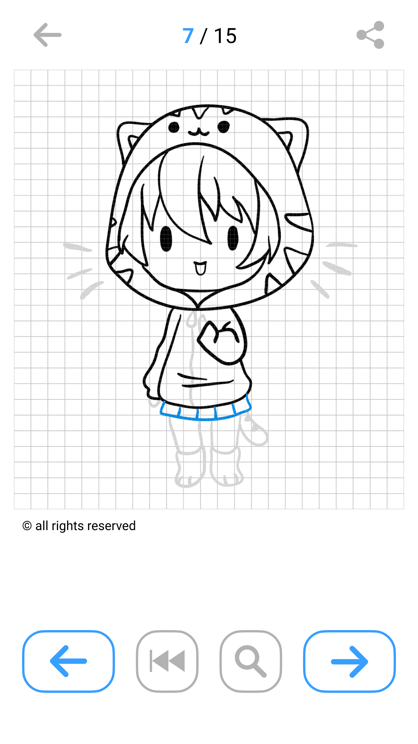 اسکرین شات 7 برنامه Drawing Kawaii Cute Characters