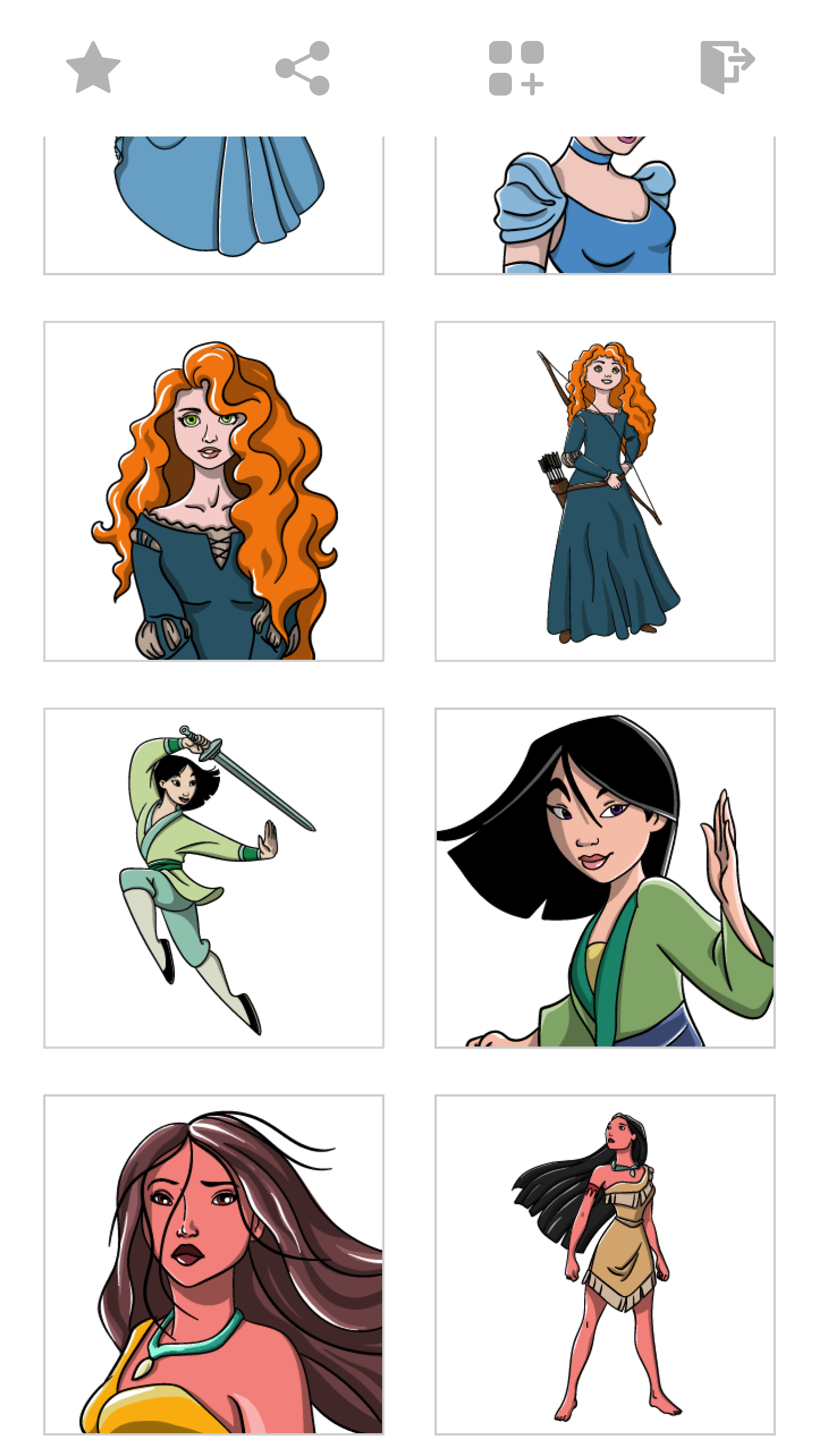اسکرین شات 3 برنامه How To Draw Cute Princesses