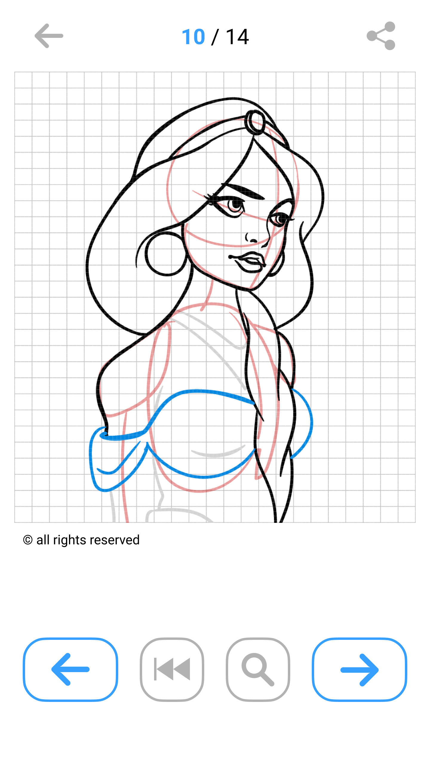 اسکرین شات 7 برنامه How To Draw Cute Princesses
