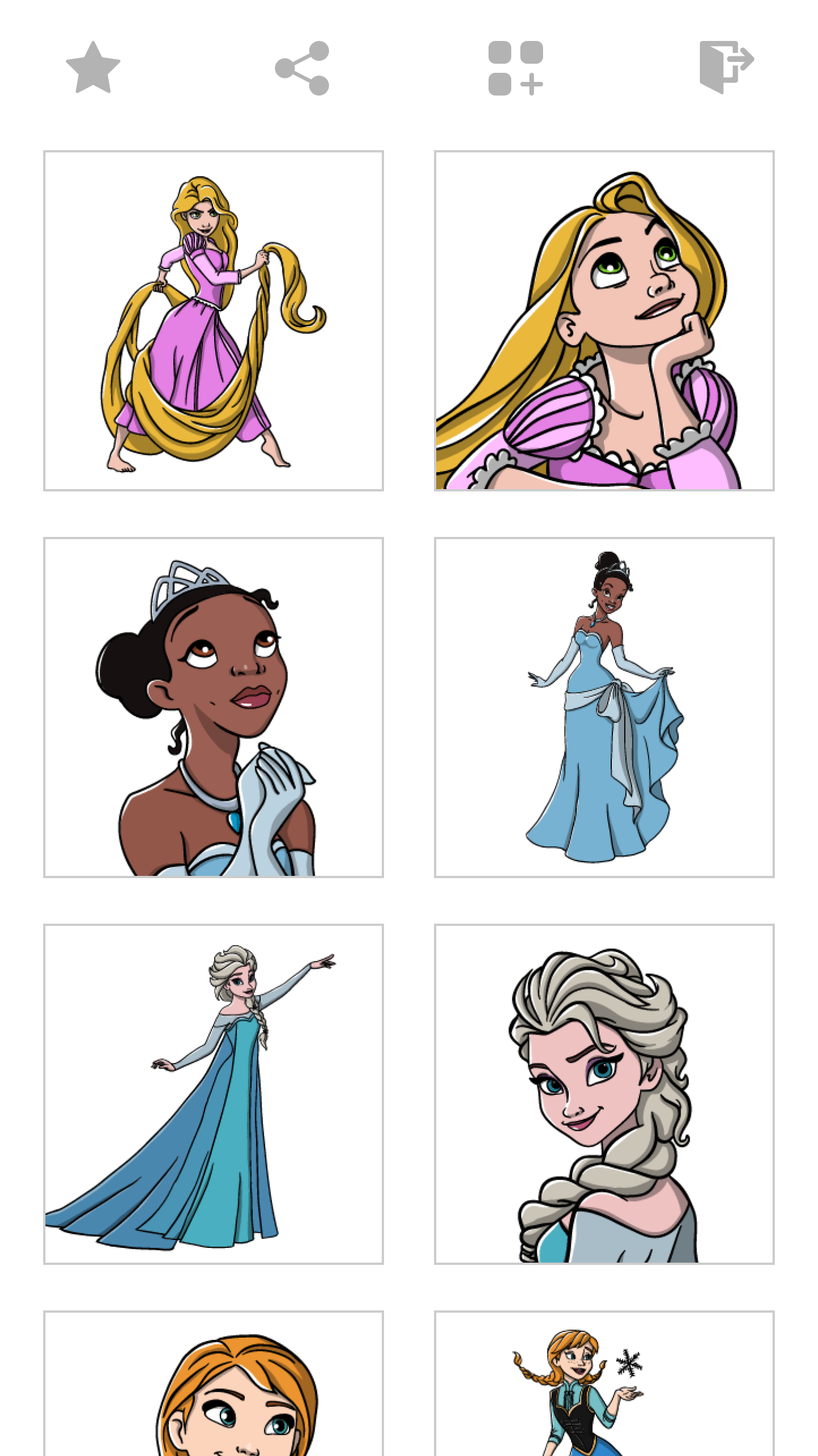 اسکرین شات 4 برنامه How To Draw Cute Princesses