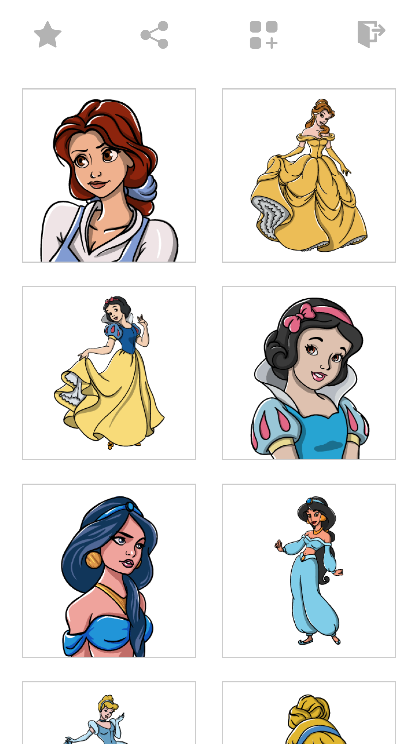 اسکرین شات 2 برنامه How To Draw Cute Princesses