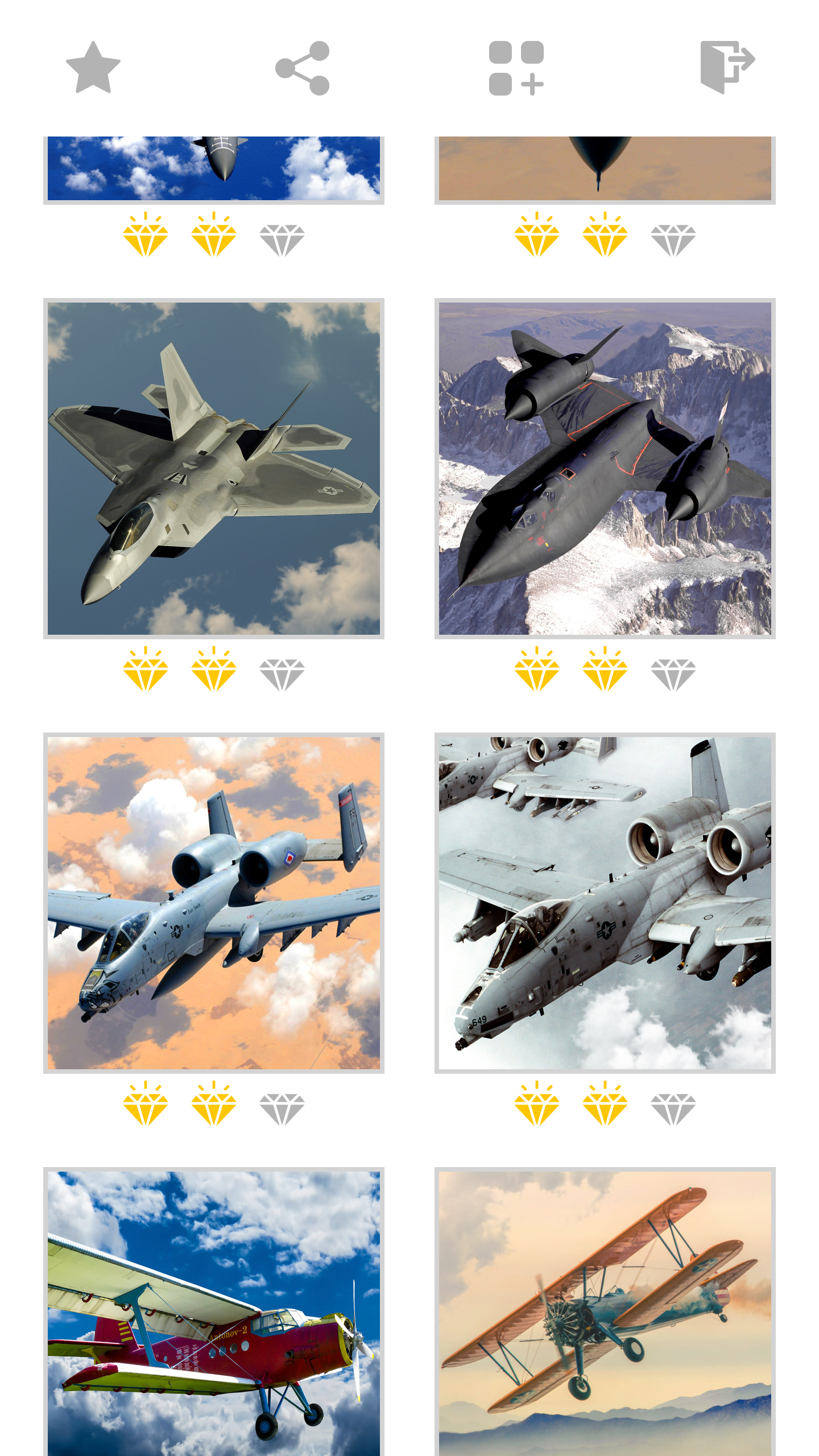 اسکرین شات 2 بازی Jigsaw Aircraft Mosaic Puzzles