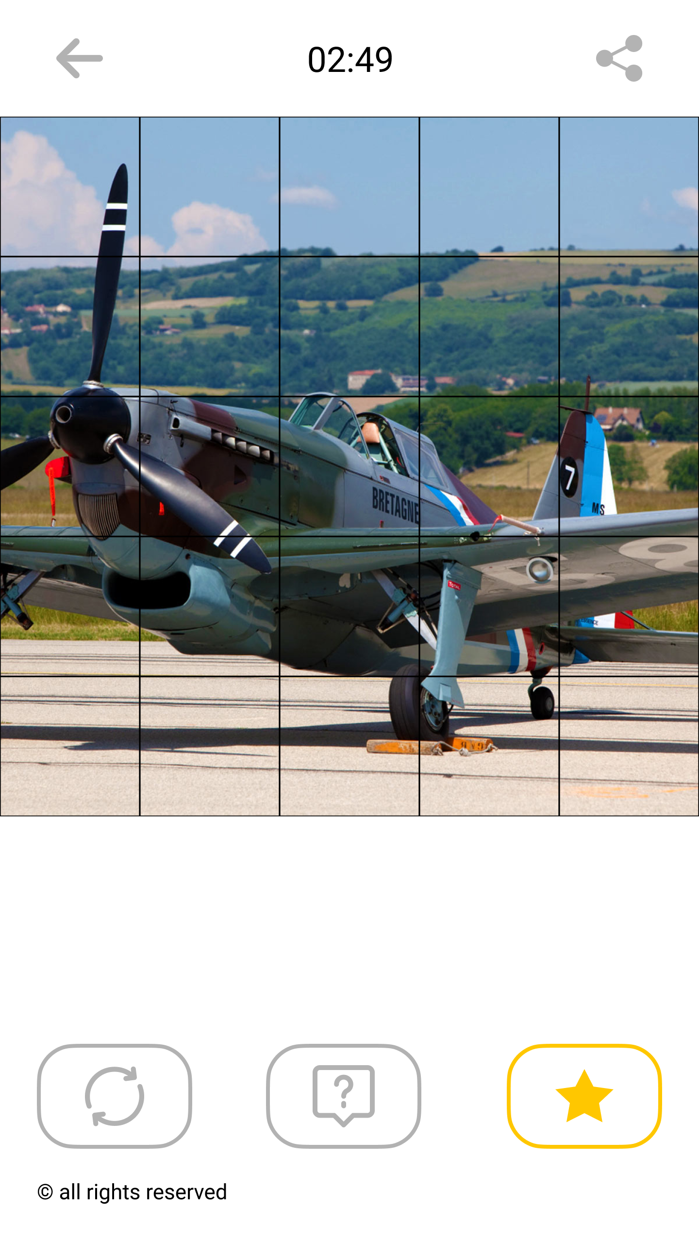 اسکرین شات 7 بازی Jigsaw Aircraft Mosaic Puzzles