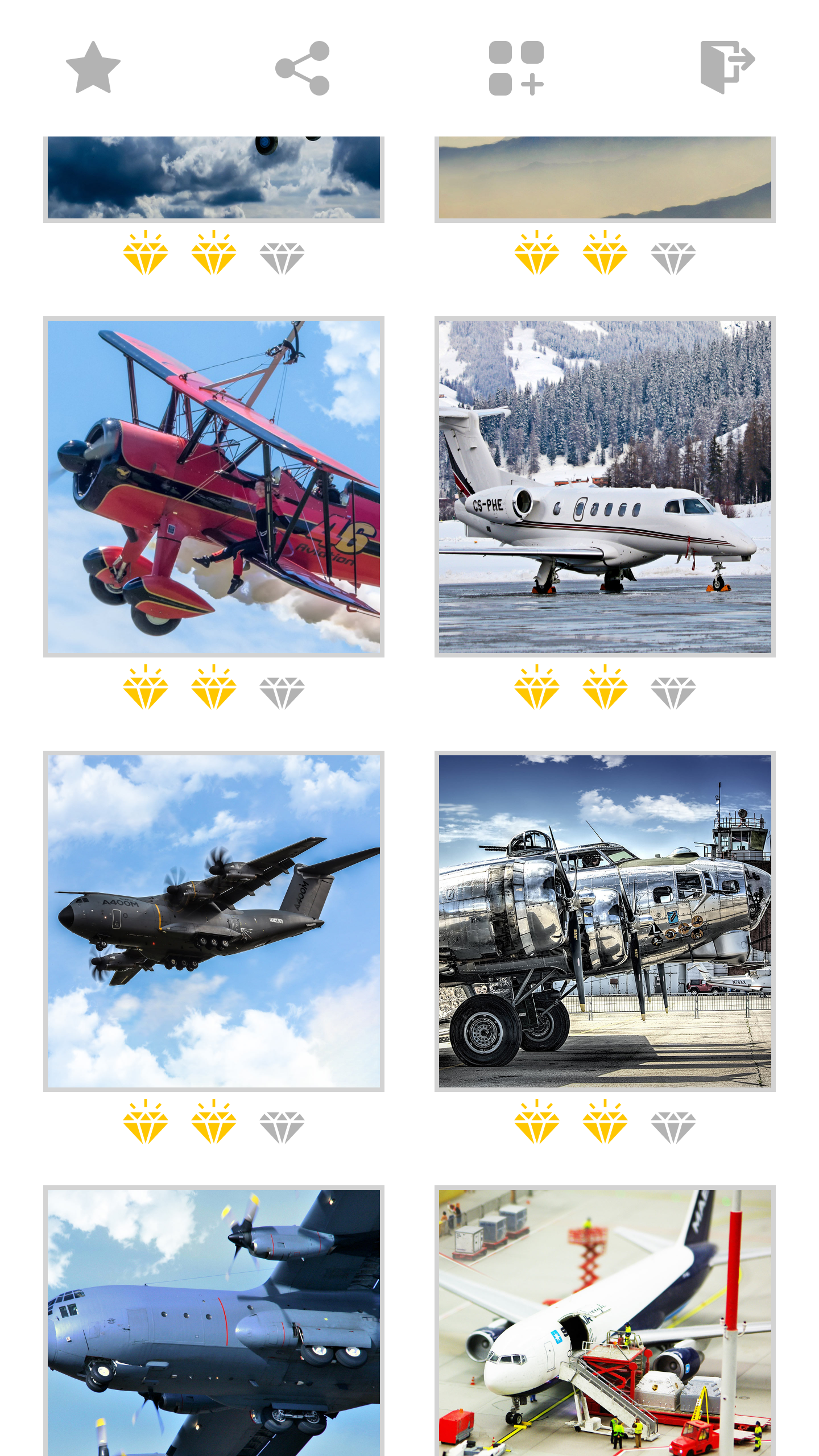 اسکرین شات 3 بازی Jigsaw Aircraft Mosaic Puzzles