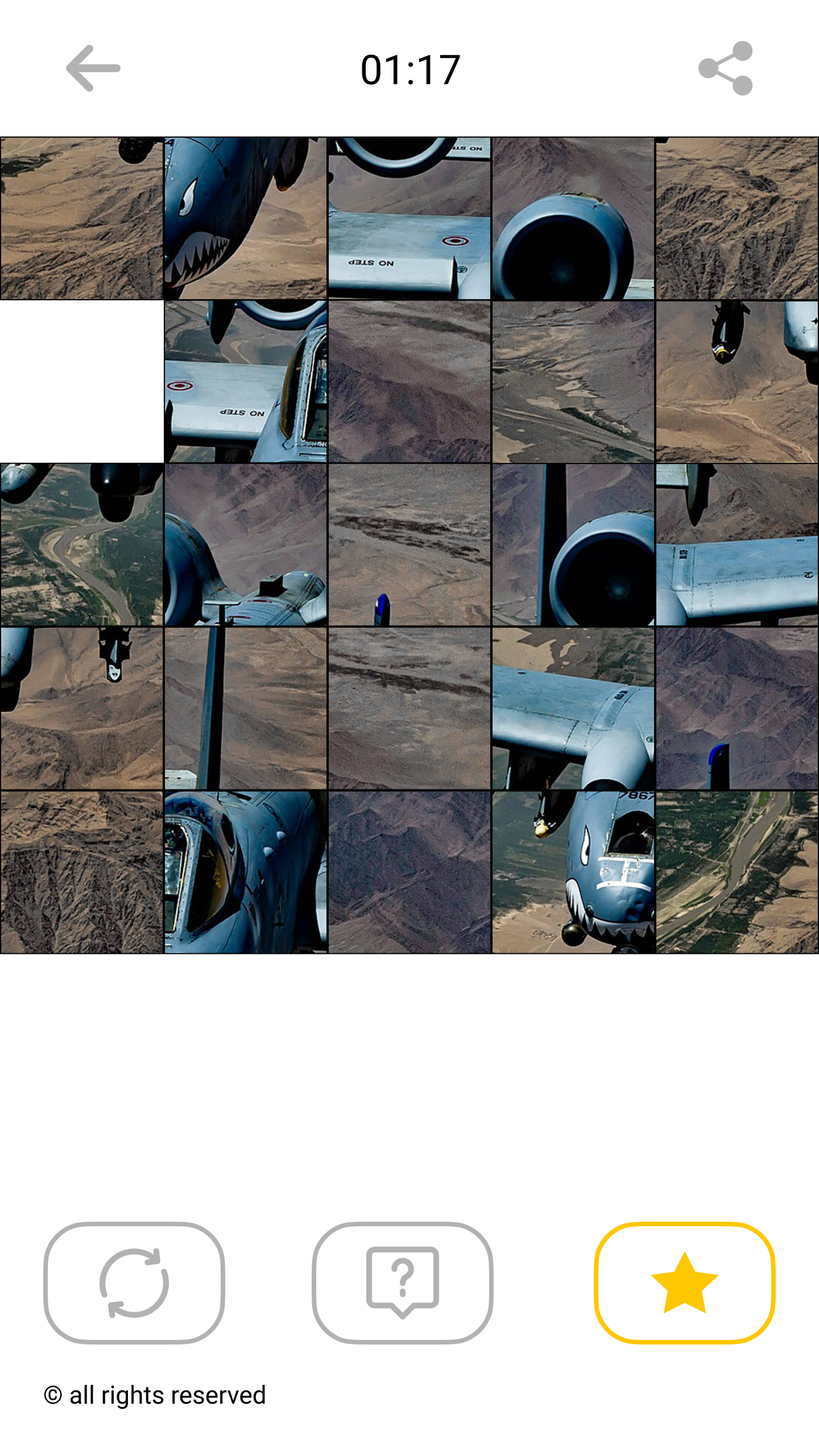 اسکرین شات 4 بازی Jigsaw Aircraft Mosaic Puzzles