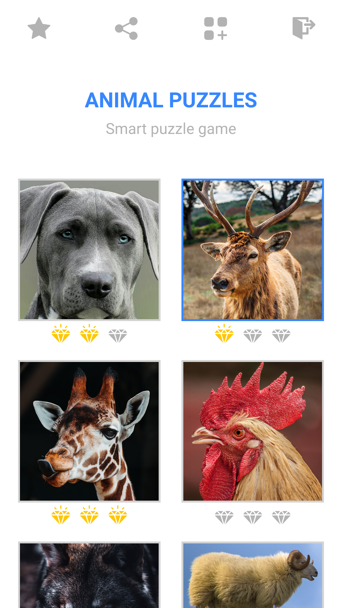 اسکرین شات 1 بازی Jigsaw Animal Puzzles: Mosaic