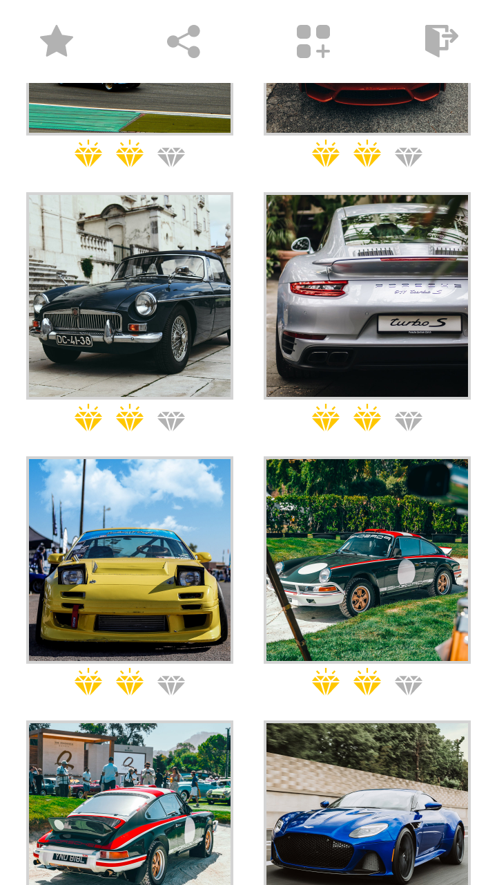 اسکرین شات 3 بازی Jigsaw Car Mosaic Puzzles