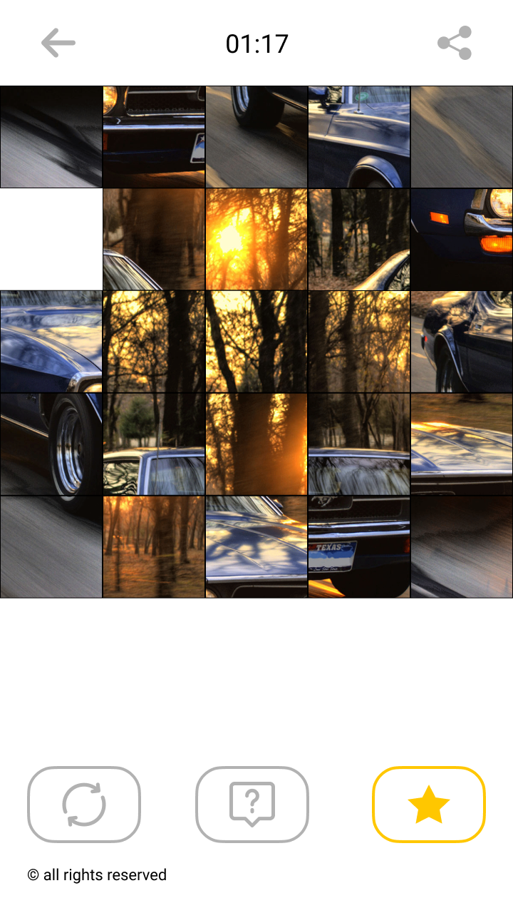 اسکرین شات 4 بازی Jigsaw Car Mosaic Puzzles