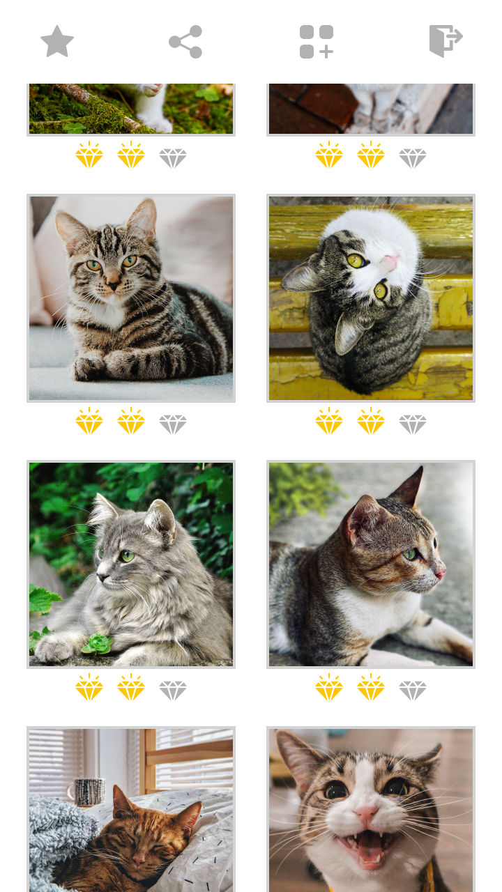اسکرین شات 3 بازی Jigsaw Cat Mosaic Puzzles
