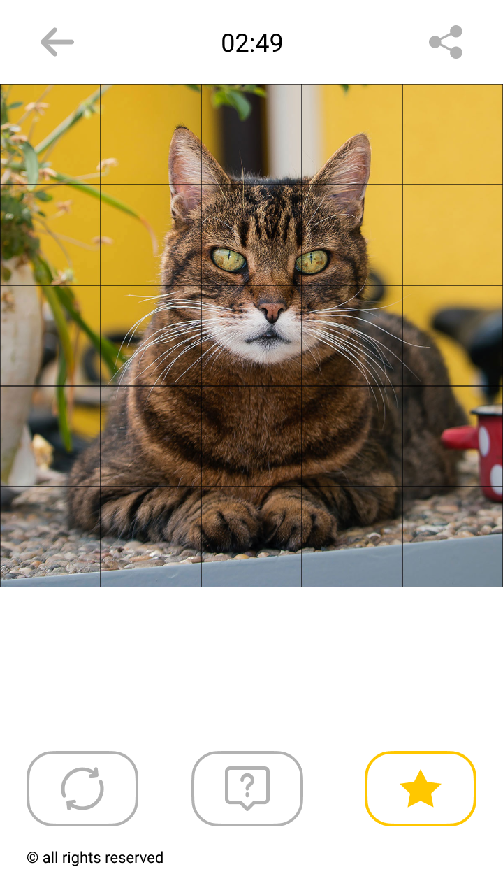 اسکرین شات 5 بازی Jigsaw Cat Mosaic Puzzles