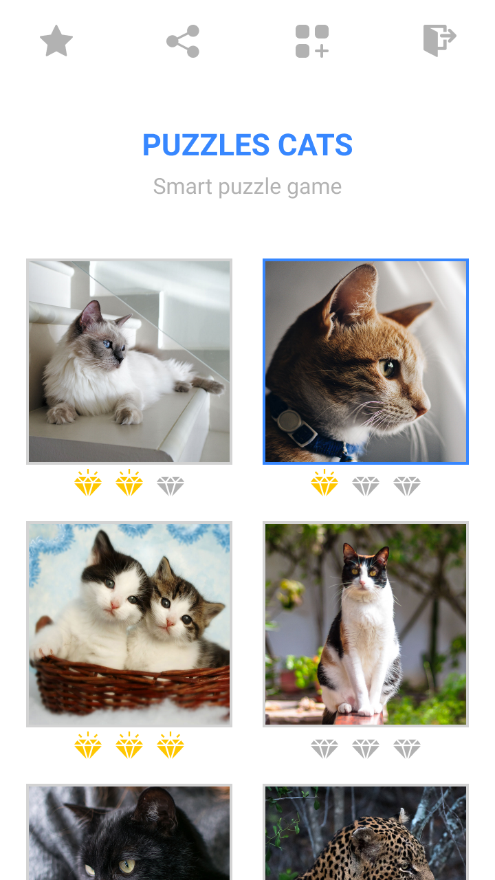 اسکرین شات 1 بازی Jigsaw Cat Mosaic Puzzles