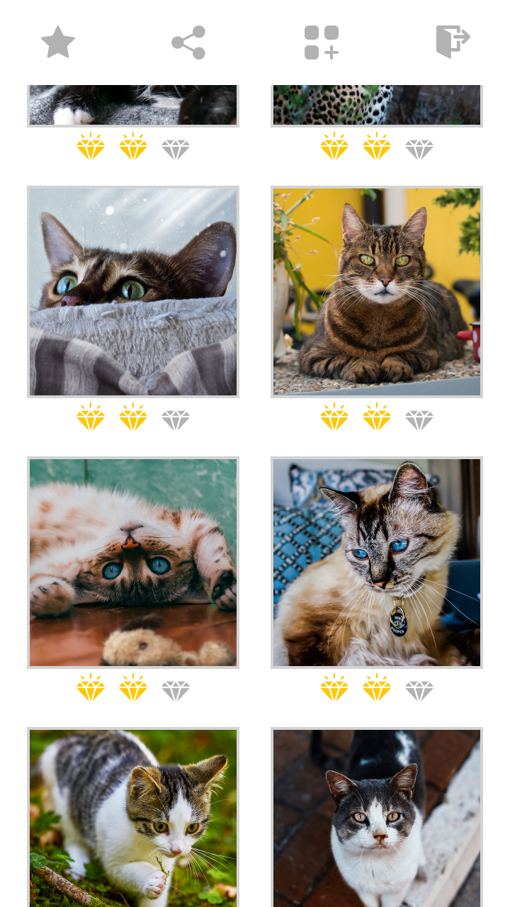 اسکرین شات 2 بازی Jigsaw Cat Mosaic Puzzles