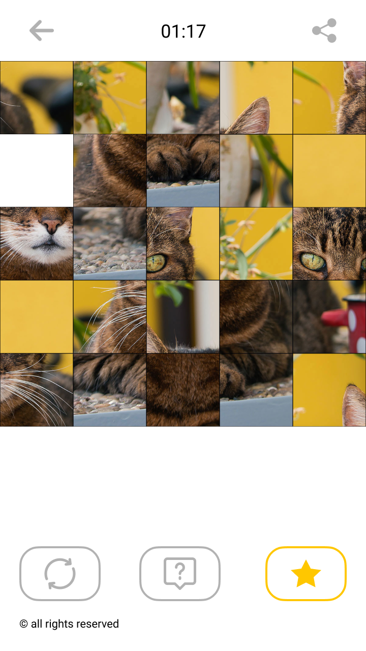 اسکرین شات 4 بازی Jigsaw Cat Mosaic Puzzles