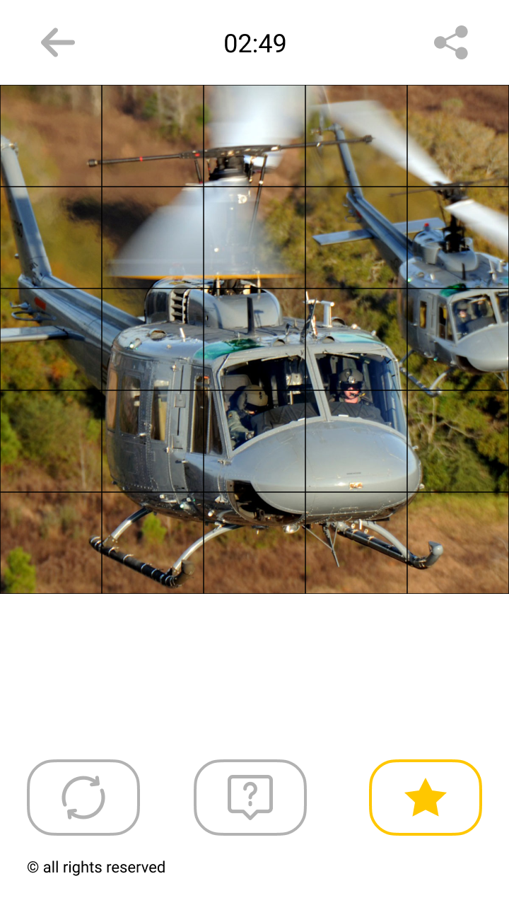 اسکرین شات 7 بازی Helicopter Mosaic Puzzles