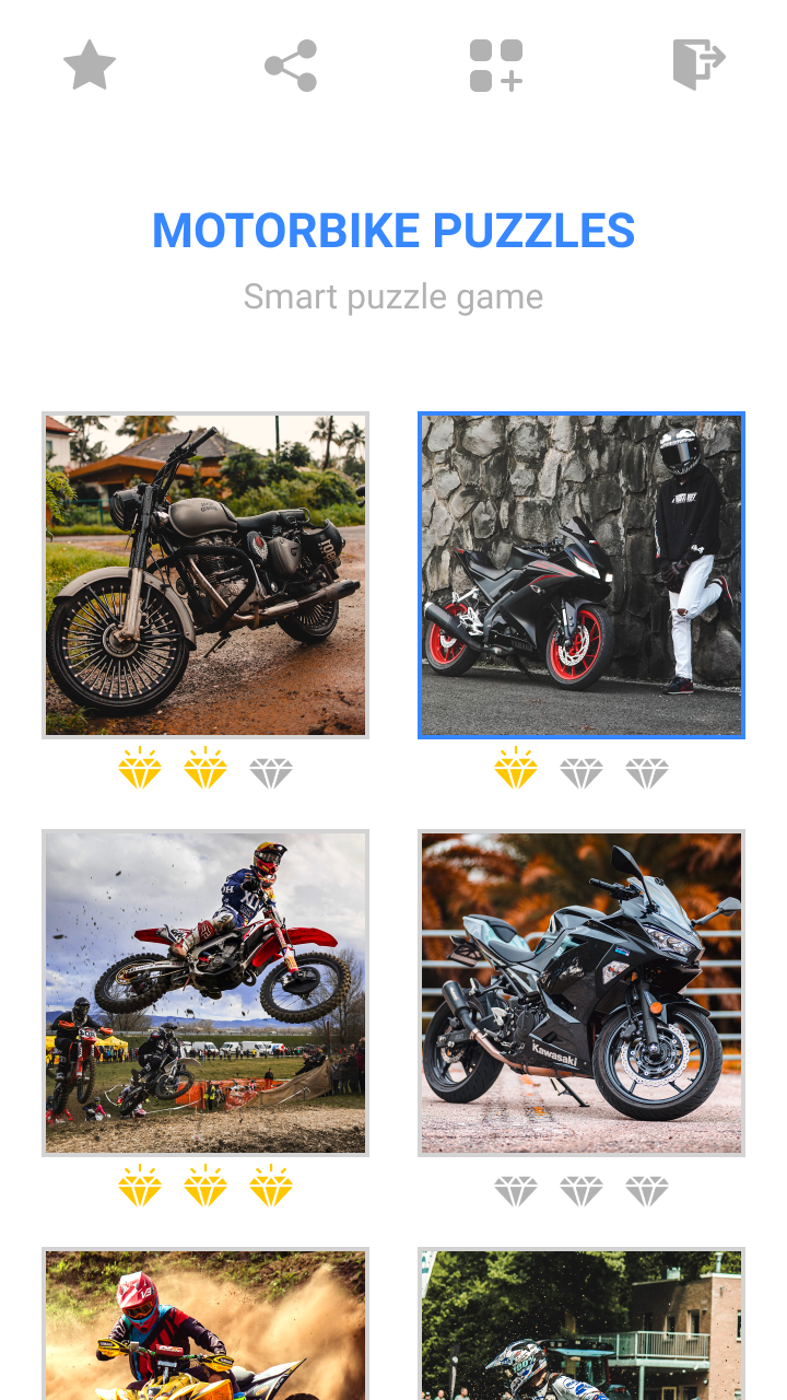 اسکرین شات 1 بازی Jigsaw Motorcycle Puzzles