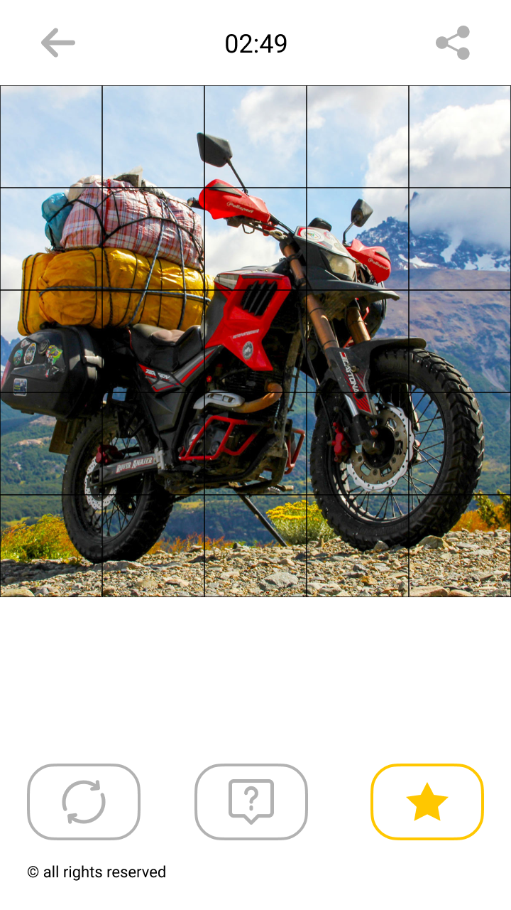 اسکرین شات 5 بازی Jigsaw Motorcycle Puzzles