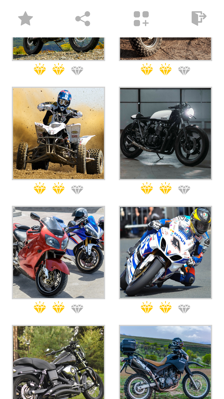 اسکرین شات 3 بازی Jigsaw Motorcycle Puzzles