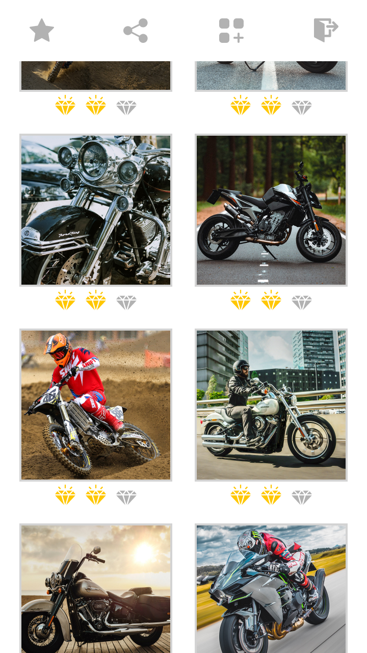 اسکرین شات 2 بازی Jigsaw Motorcycle Puzzles