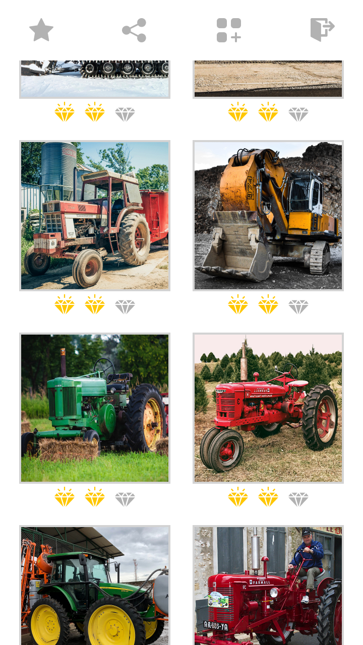اسکرین شات 3 بازی Jigsaw Tractor Mosaic Puzzles