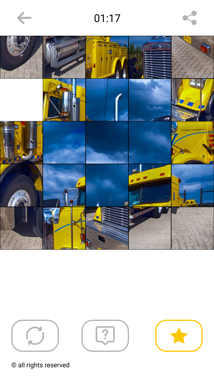اسکرین شات 4 بازی Jigsaw Truck Mosaic Puzzles