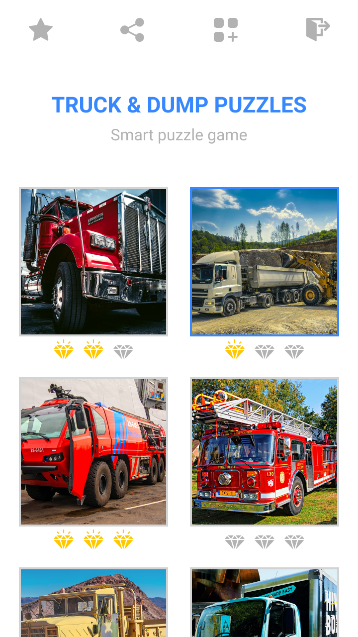 اسکرین شات 1 بازی Jigsaw Truck Mosaic Puzzles