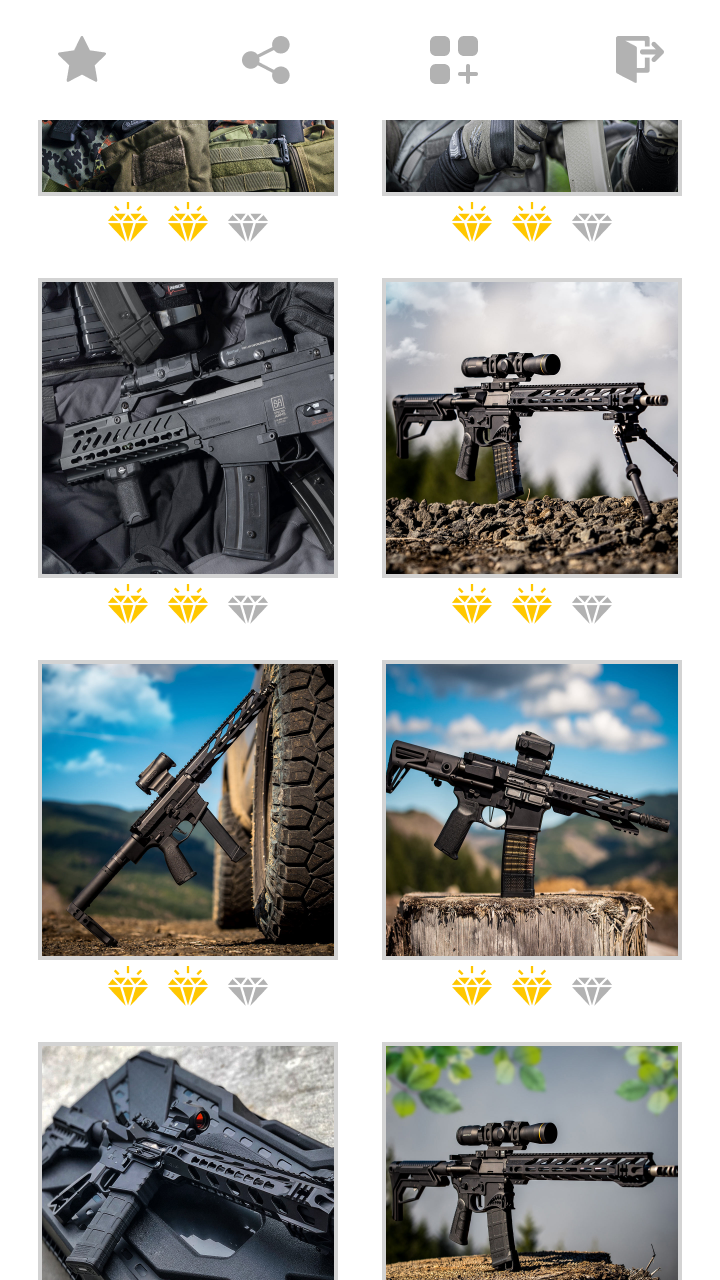 اسکرین شات 3 بازی Jigsaw Weapon Mosaic Puzzles