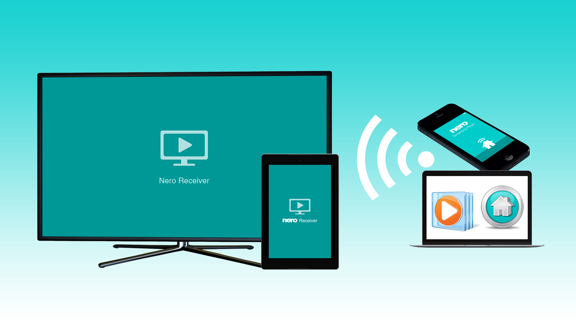 اسکرین شات 1 برنامه Nero Receiver | Enable streami