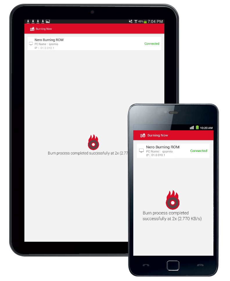 اسکرین شات 5 برنامه Nero AirBurn