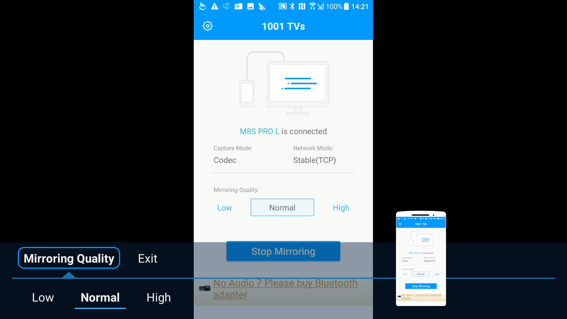 اسکرین شات 2 برنامه 1001 TVs (screen mirroring)