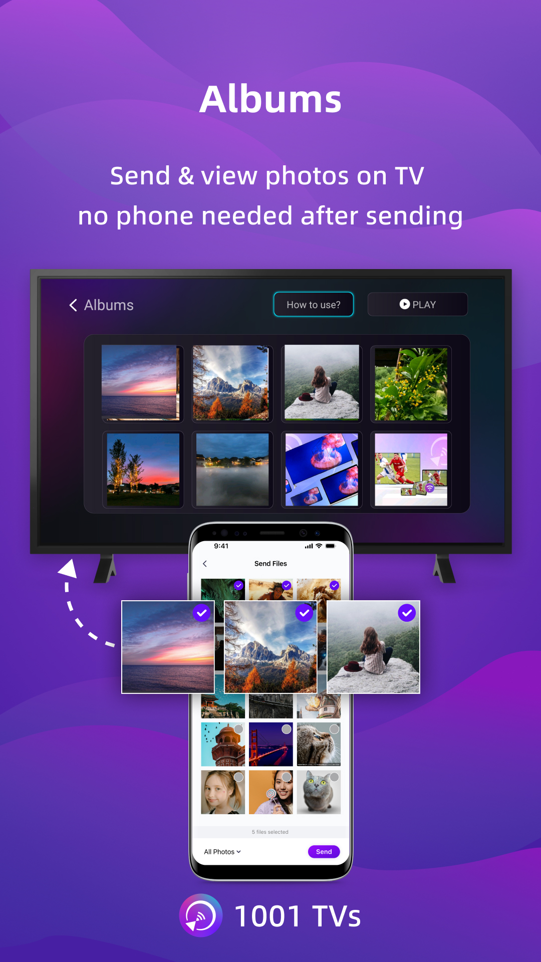 اسکرین شات 6 برنامه Screen Mirroring - 1001 TVs