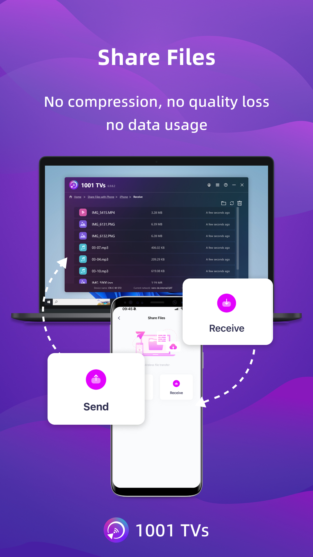 اسکرین شات 7 برنامه Screen Mirroring - 1001 TVs