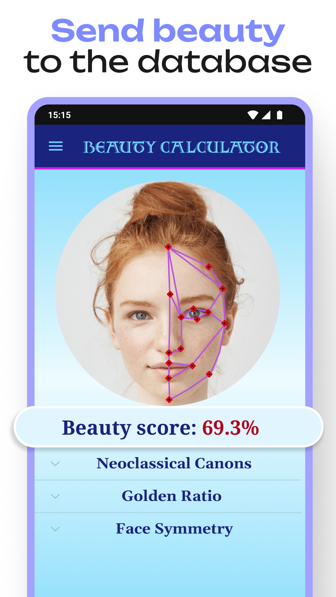 اسکرین شات 3 برنامه Beauty Calculator Pretty Scale