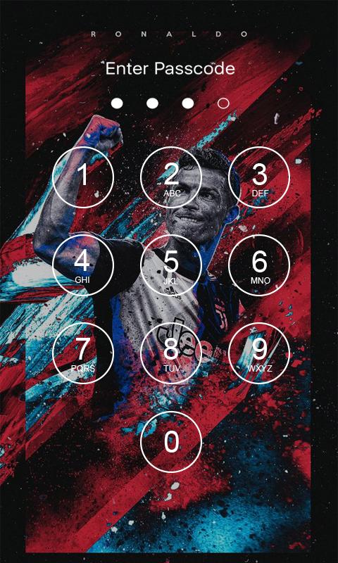اسکرین شات برنامه Cristiano Ronaldo Lock Screen 5