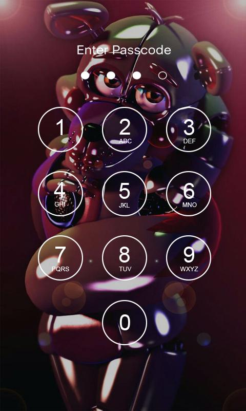 اسکرین شات 3 برنامه Funtime Foxy Lock Screen