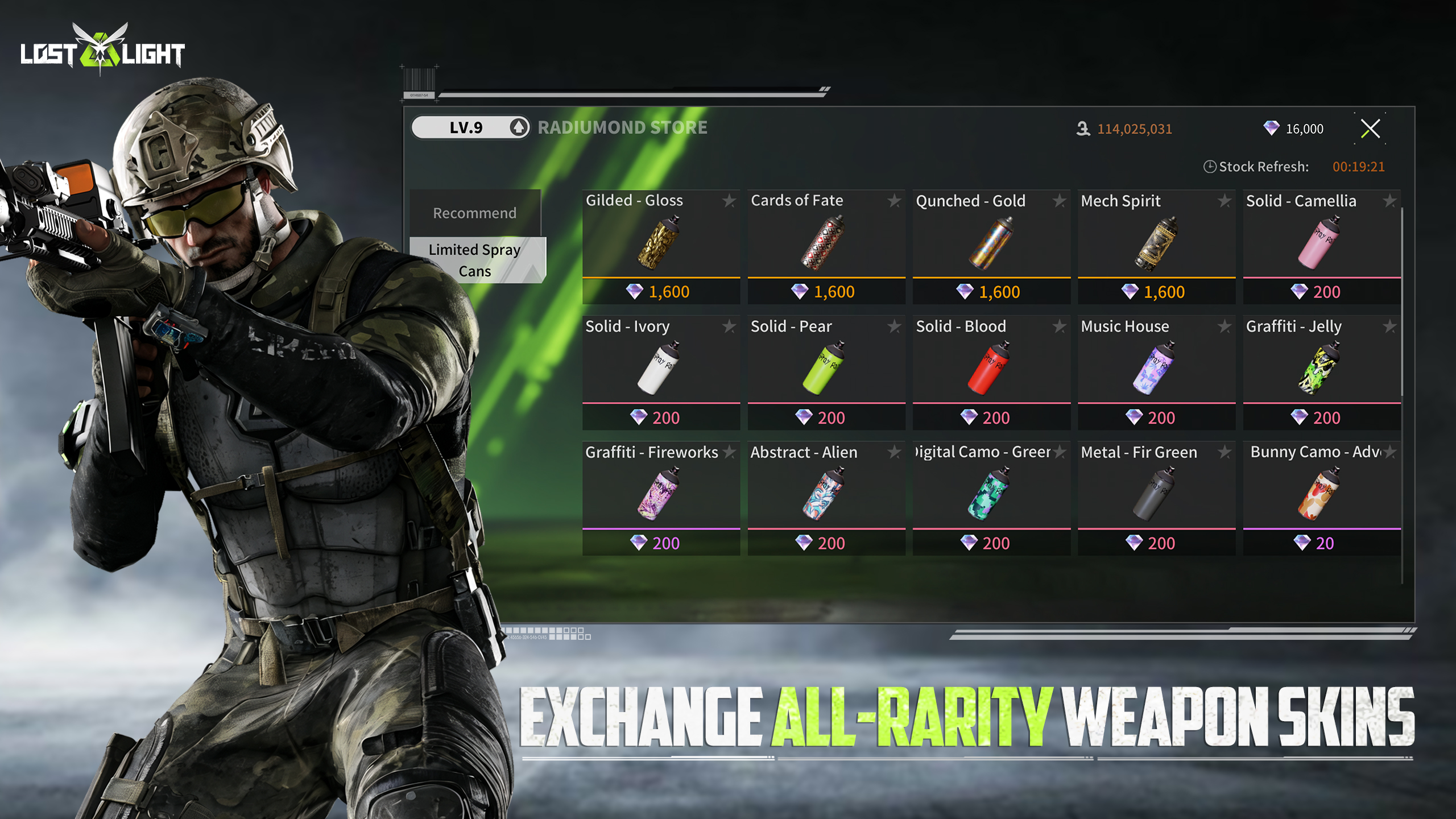 اسکرین شات 2 بازی Lost Light: Weapon Skin Treat