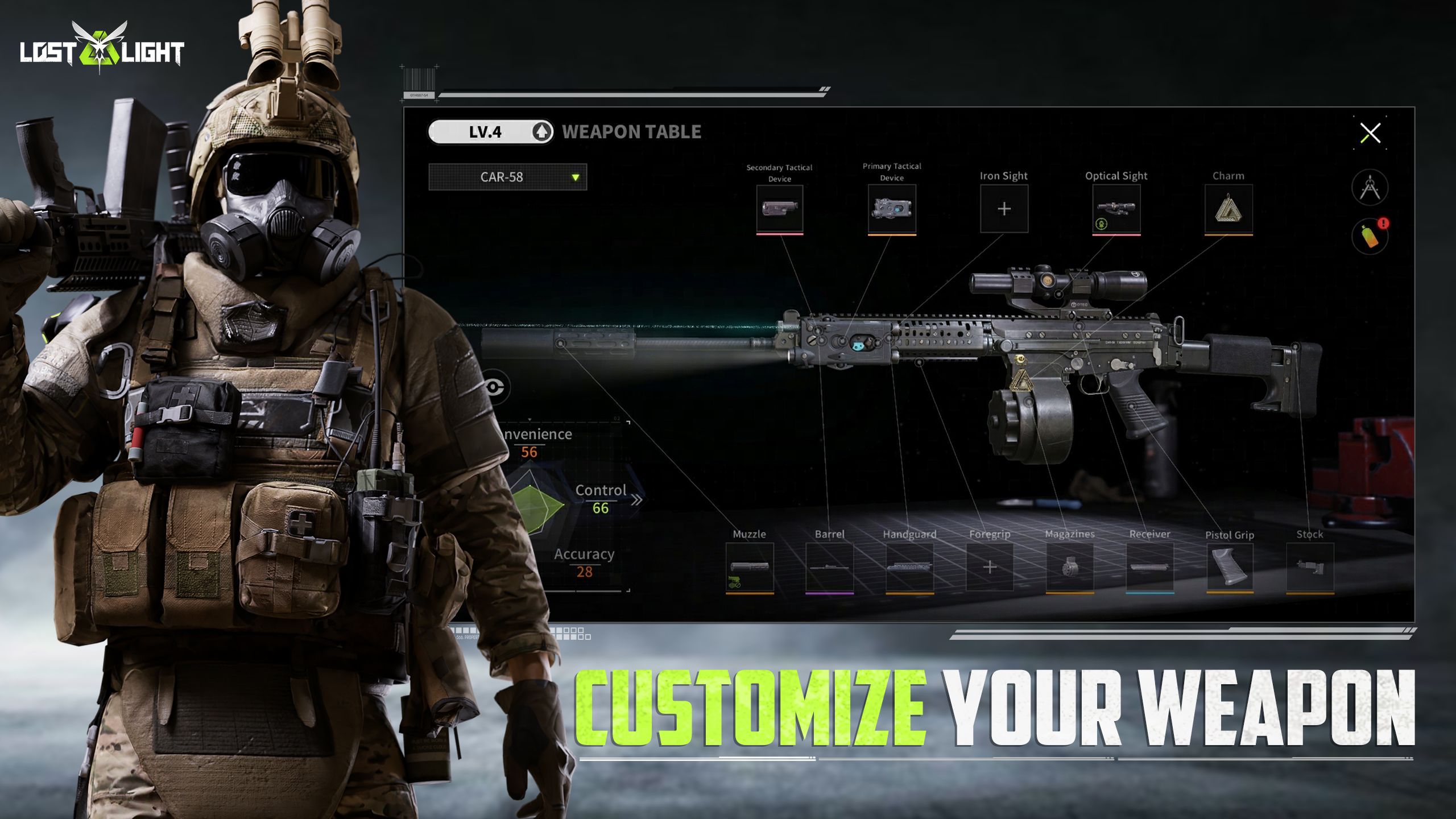 اسکرین شات 5 بازی Lost Light: Weapon Skin Treat