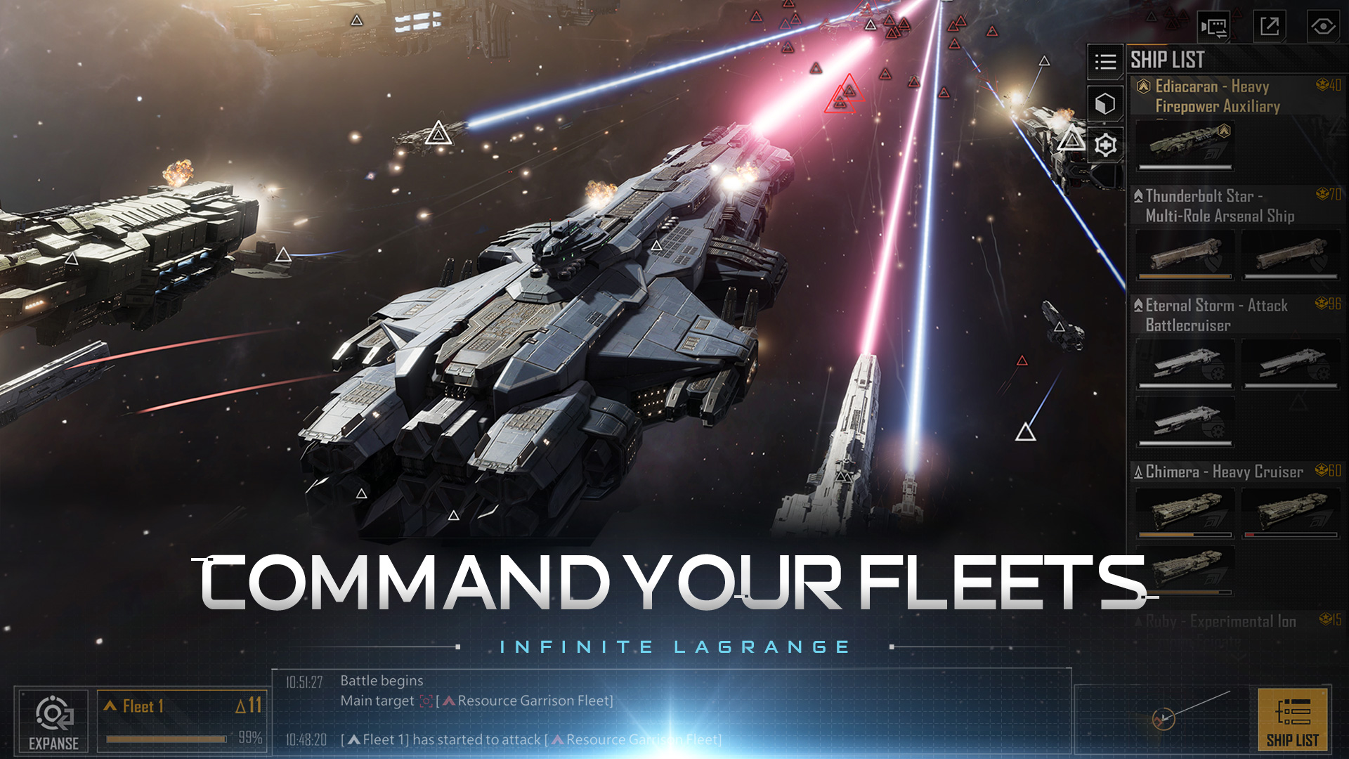 اسکرین شات 3 بازی Infinite Lagrange-Star Hunter