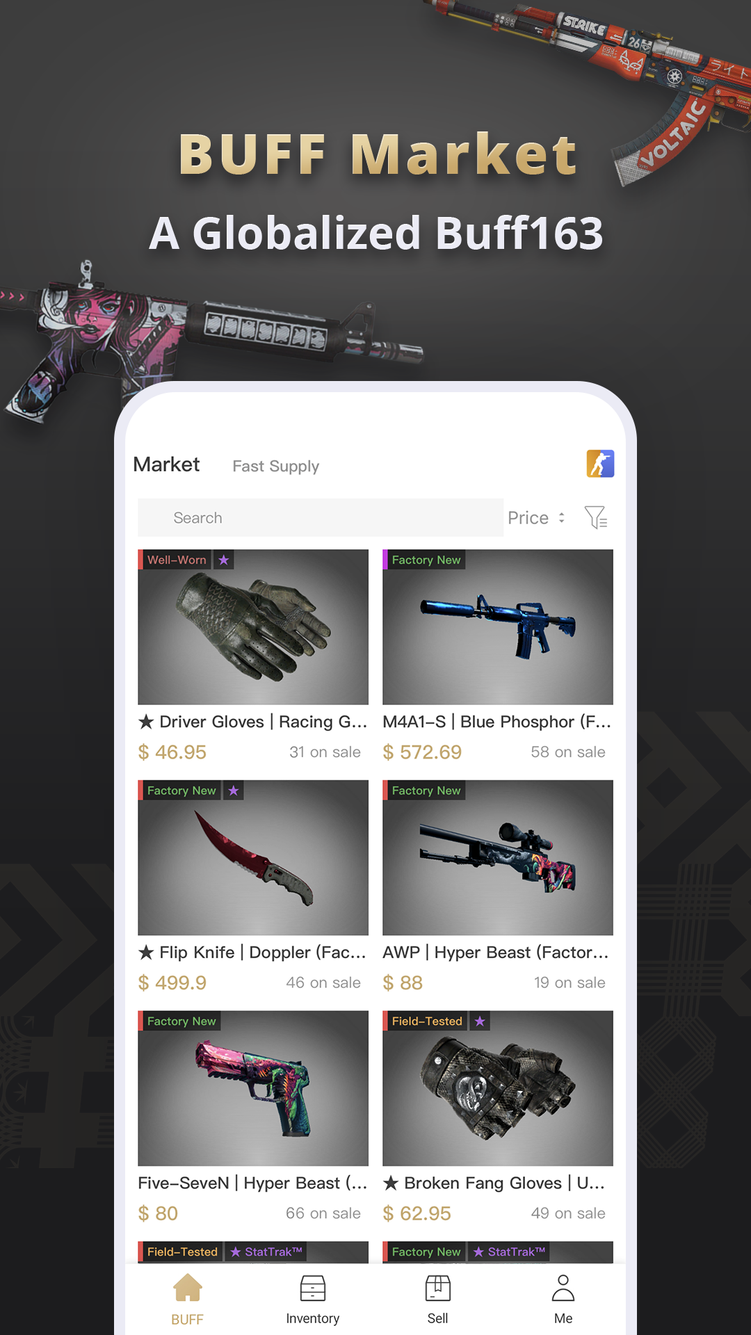 اسکرین شات 1 برنامه BUFF Market - Trade CS2 Skins