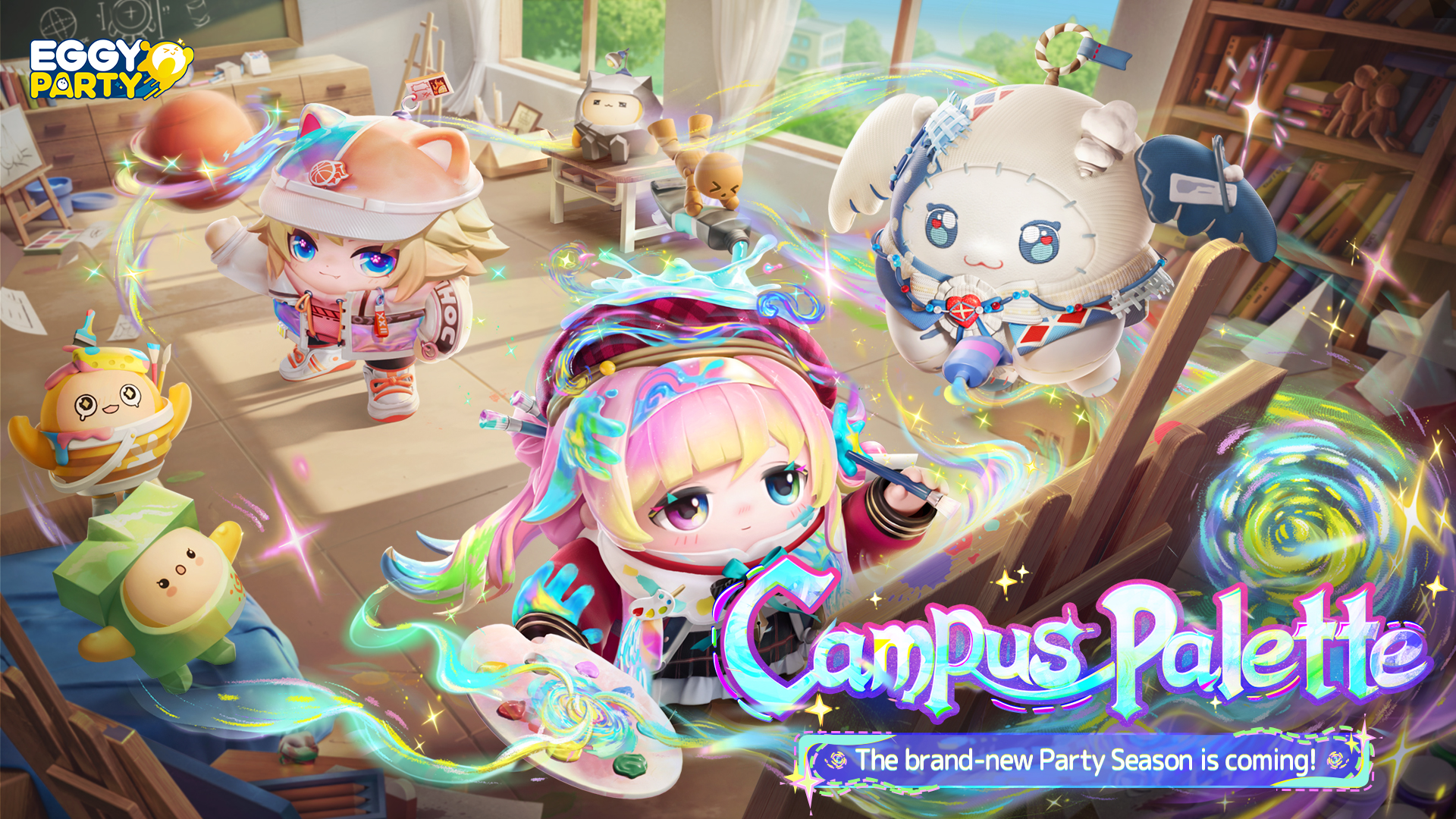 اسکرین شات 1 بازی Eggy Party: Trendy Party Game