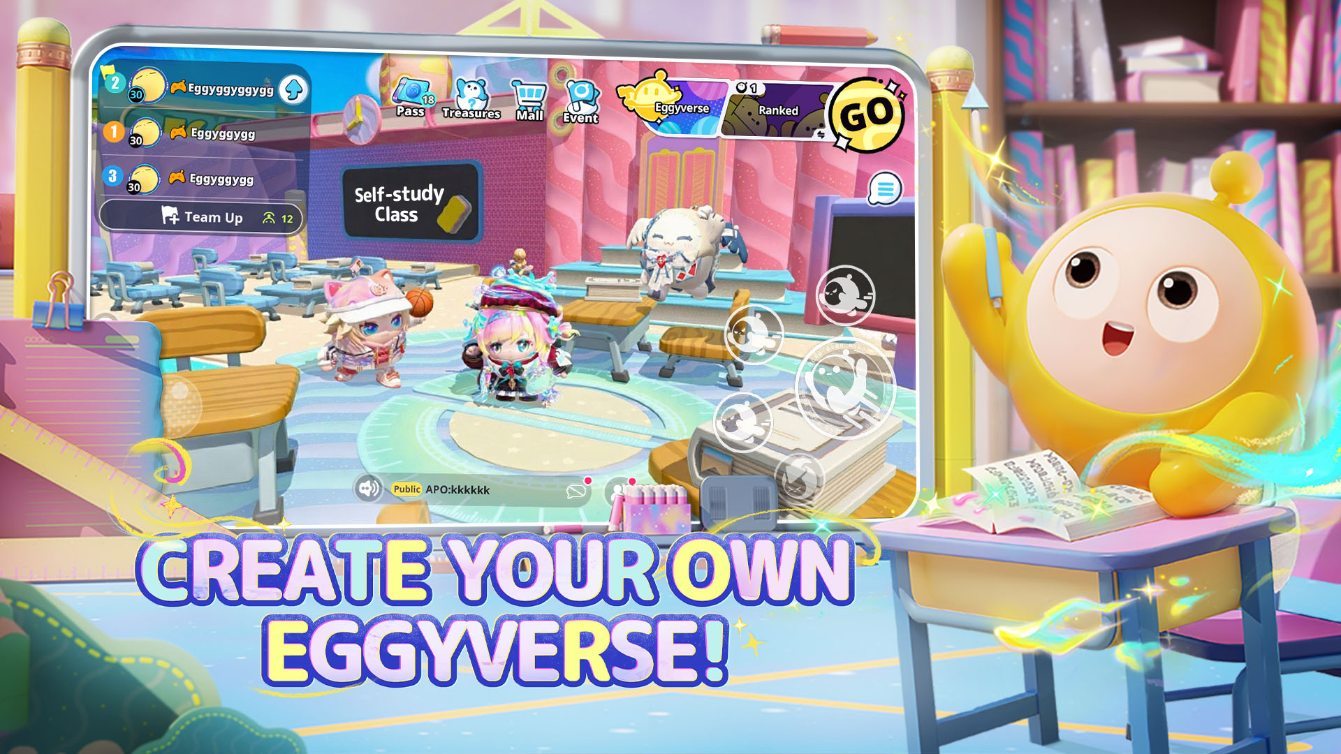اسکرین شات 2 بازی Eggy Party: Trendy Party Game